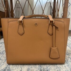 Tory Burch Tan Leather Tote